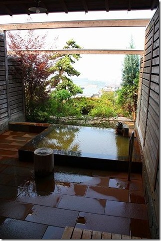 筑紫野　天拝の郷　家族風呂の露天