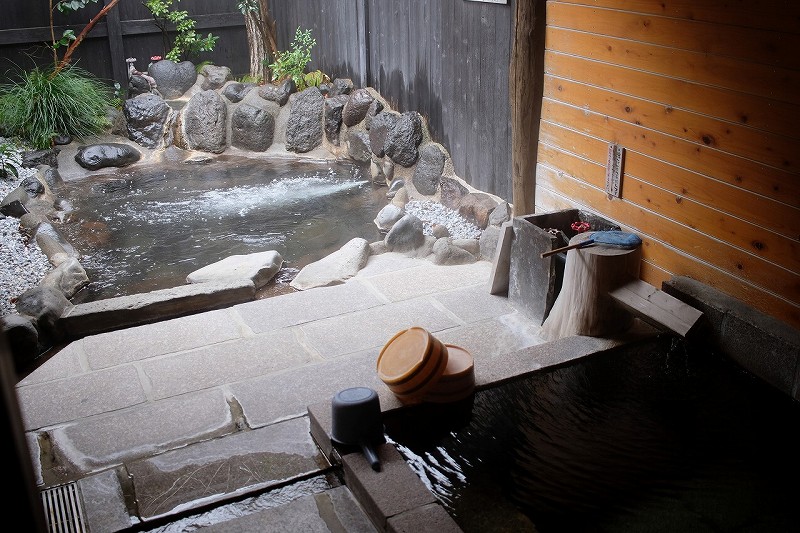 杖立温泉、米屋別荘の家族風呂