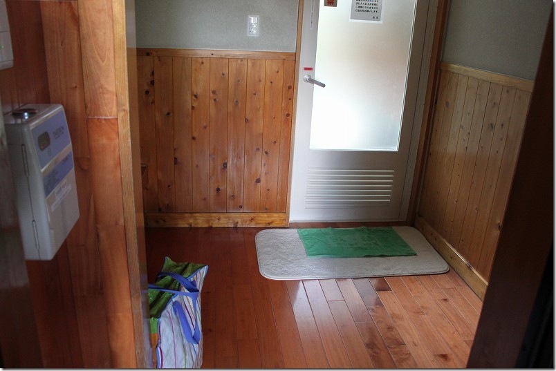 いでの湯の里 野の湯 家族風呂の脱衣所
