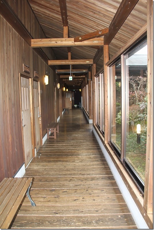 とよみずの湯 屋内、通路